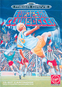 European Club Soccer PAL Sega Mega Drive PAL box art